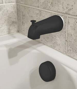 Danco Universal Tub Spout with Diverter - Matte Black